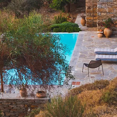 فيلة Kea Boho Luxury With Pool & Stunning Views Melissaki