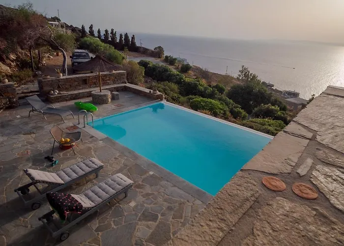 Kea Boho Luxury With Pool & Stunning Views Villa Melissaki