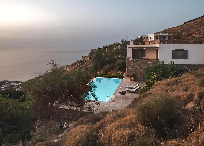 Kea Boho Luxury With Pool & Stunning Views Melissaki